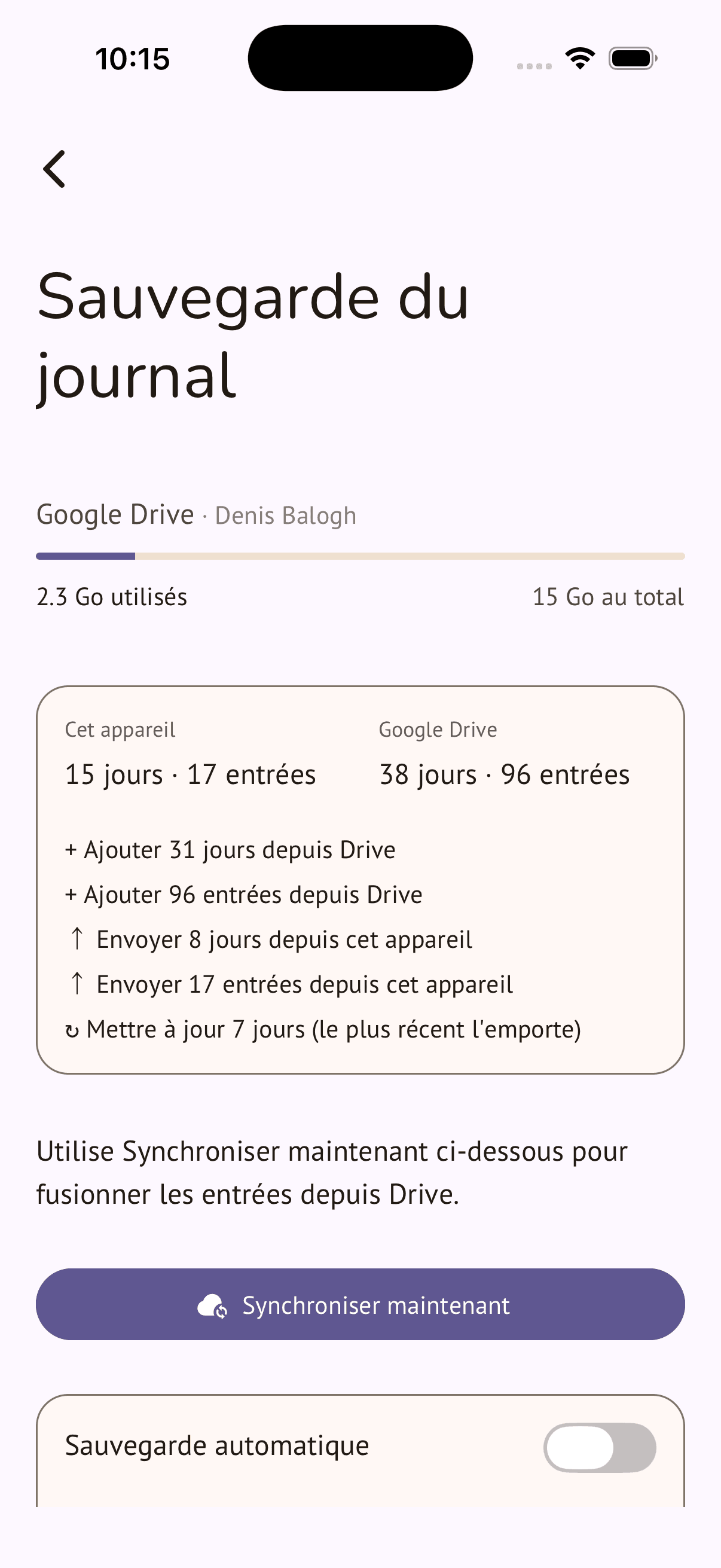Sauvegarde-le. Toujours à toi.