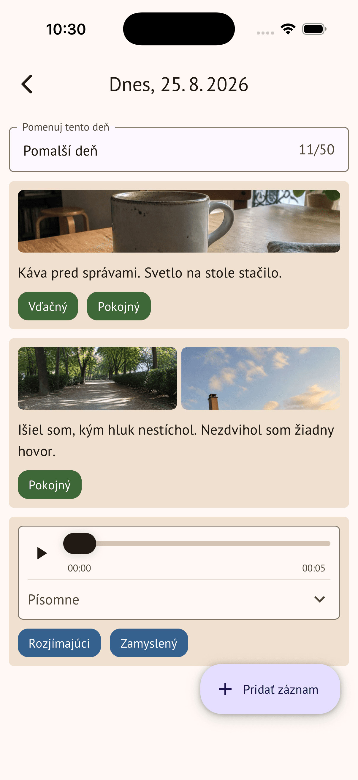 Napíš, natoč, povedz.